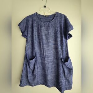 Casual Blue Women's Dress